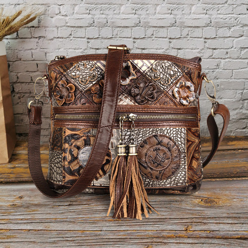 Bolsa Mensajera Estilo Occidental de Gran Capacidad