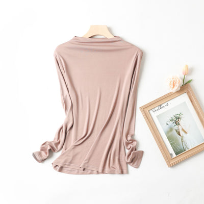 Blusa de Seda para Mujer - Prenda Base Elegante - Image 6