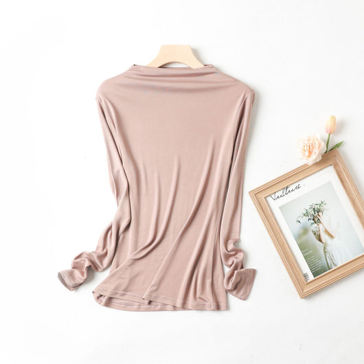 Blusa de Seda para Mujer - Prenda Base Elegante - Image 6