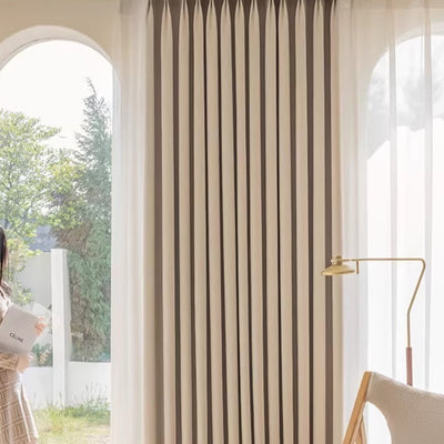 Cortinas Blackout Terciopelo Crema - Aislamiento Térmico y Protección Solar Total