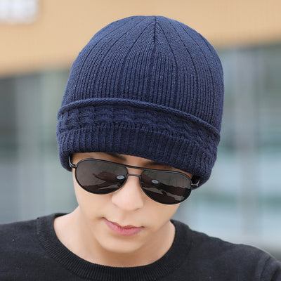 Gorro de punto para hombre con hilo esponjoso - Image 7