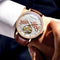 Reloj Mecánico de Lujo con Diamantes Incrustados Resistente al Agua