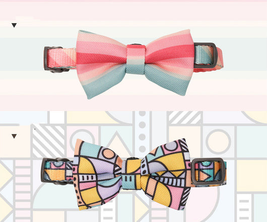 Collar para Gato con Moño Decorativo - Image 3