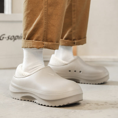 Pantuflas de Algodón para Hombre - Comodidad Invernal para Uso Exterior - Image 3