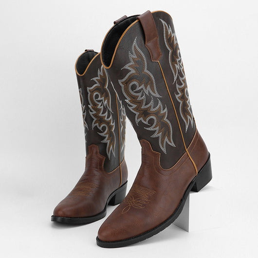 Bota Retro Alta con Bordado para Hombre - Image 20