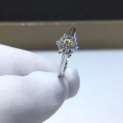 Anillo de Moissanita para Mujer en Plata 925 - Brillo Diamante Auténtico - Image 5