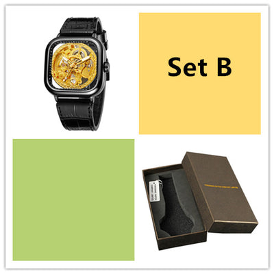 Reloj Automático Cuadrado para Hombre - Movimiento Mecánico de Precisión - Image 12