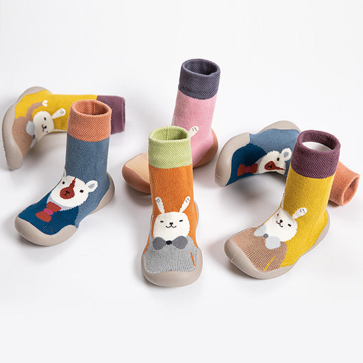 Zapatos Calcetín Antideslizantes para Niños con Suela Blanda