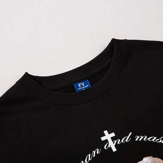 Camiseta Casual Estilo Urbano con Estampado Calavera y Letras Retro - Image 7