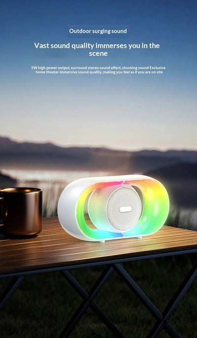 Lámpara Ambiental Portátil RGB con Parlante Bluetooth para Camping - Image 11