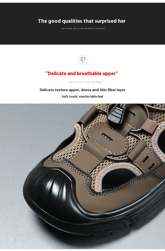 Sandalias Deportivas con Botón Giratorio para Hombre - Comodidad Playa y Casual - Image 10
