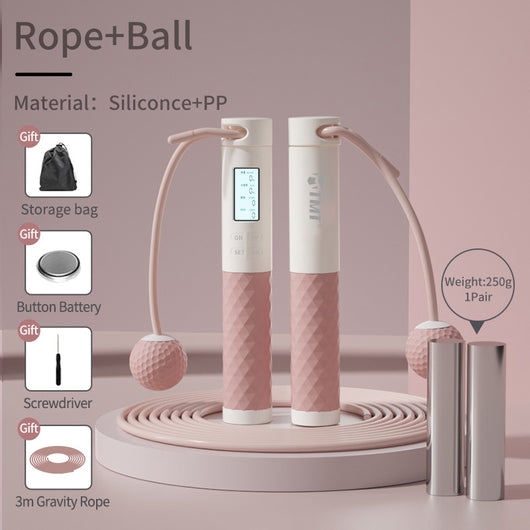Cuerda para Saltar Inalámbrica con Bola de Gravedad para Quemar Grasa - Image 7