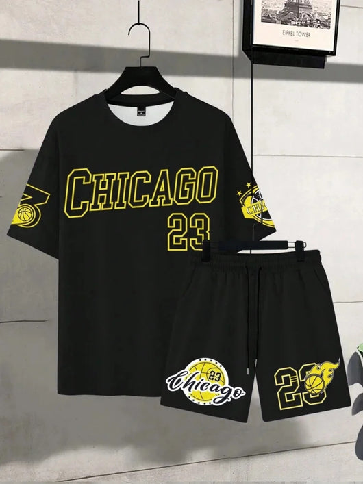 Traje Estampado 3D con Letras Personalizadas para Hombre - Image 21