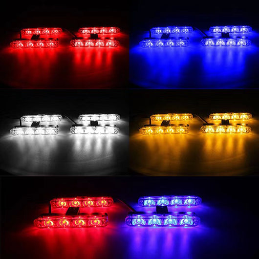 Kit de Luces Estroboscópicas de Advertencia 16LED con Control Remoto Inalámbrico - Image 7