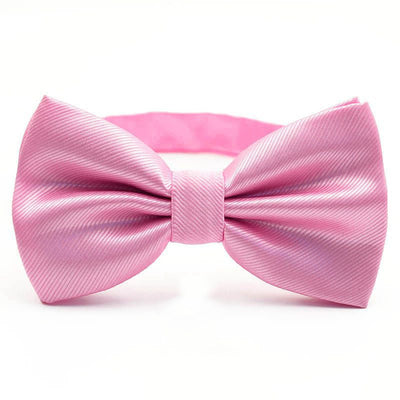 Corbata de Moño Elegante a Rayas para Padrino - Negro, Rojo y Azul - Image 5