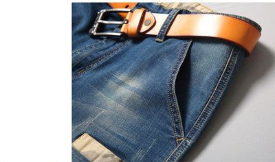 Shorts Denim Recto Suelto con Parches Five Points para Hombre - Image 12