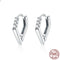 925 Plateado Irregular Geometric Earrings 925 Plateado