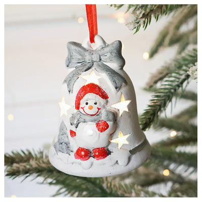 Adorno Navideño Luminoso Campana - Decoración Colgante con Luz Ambiental - Image 35
