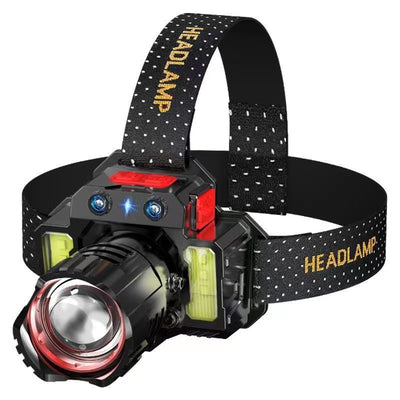Linterna Frontal LED Multifunción con Zoom Ajustable para Actividades Outdoor - Image 5