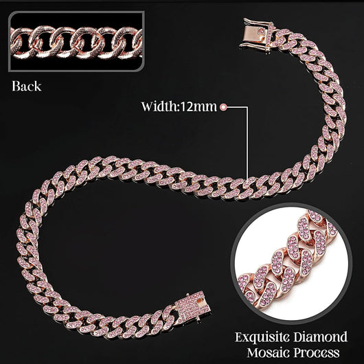 Collar de Cristal para Mascotas - Cadena Metálica Elegante para Perros y Gatos - Image 7