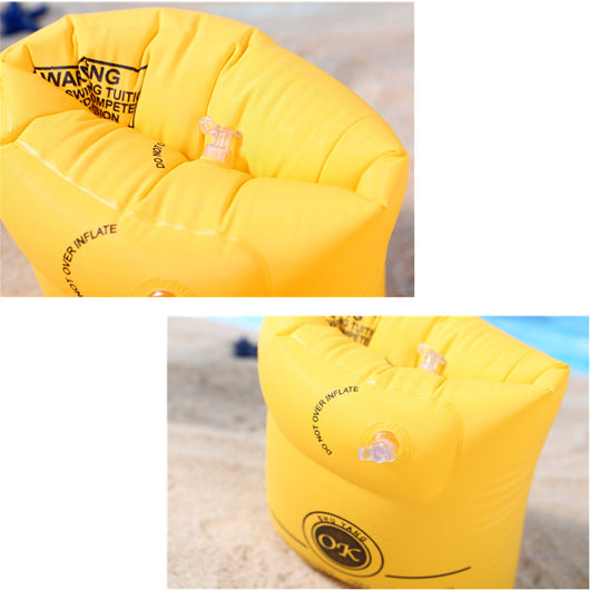 Brazaletes Flotantes Inflables para Natación - Cilindros de PVC para Seguridad Acuática - Image 9