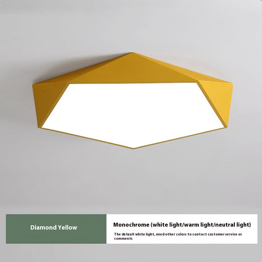 Lámpara de Techo Geométrica Macaron - Diseño Creativo Multicolor - Image 8