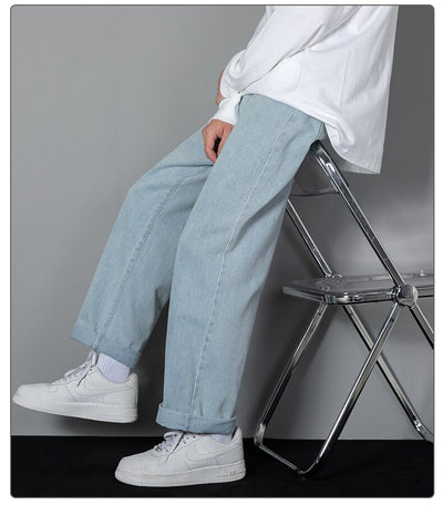 Pantalones Vaqueros Rectos Estilo Hong Kong con Efecto Adelgazante para Hombre - Image 14