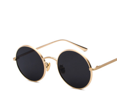 Gafas de Sol Marco Metálico Circular Estilo Punk - Image 18