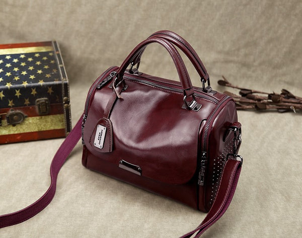Bolso Mensajero Boston de Un Hombro para Mujer