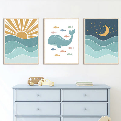 Pintura Decorativa en Lienzo con Sistema de Pulverización para Sala de Estar - Image 13