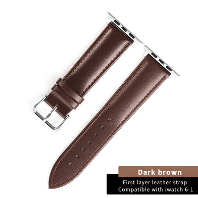Correa de Reloj Cuero Genuino Bicolor - Pulsera Premium de Cuero Vacuno - Image 18