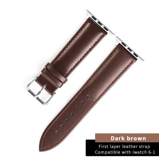 Correa de Reloj Cuero Genuino Bicolor - Pulsera Premium de Cuero Vacuno - Image 18