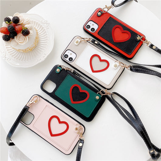 Funda de Cuero para Celular con Monedero y Correa Diagonal - Image 2