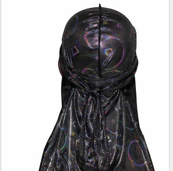 Turbantes Durags Brillantes de Seda - Bandanas Coloridas para Hombre - Image 11