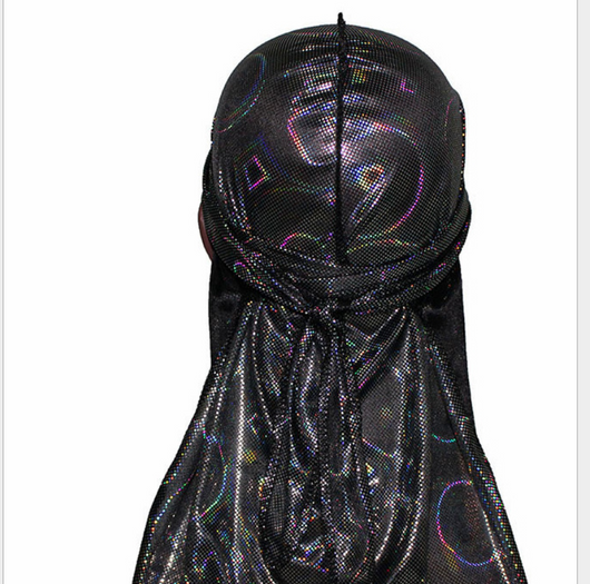 Turbantes Durags Brillantes de Seda - Bandanas Coloridas para Hombre - Image 11