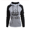 Sudadera Estampada con Capucha para Parejas