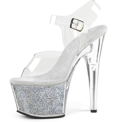 Tacones Altos para Pole Dance 17cm con Plataforma Impermeable - Sandalias de Lujo para Nightclub - Image 5