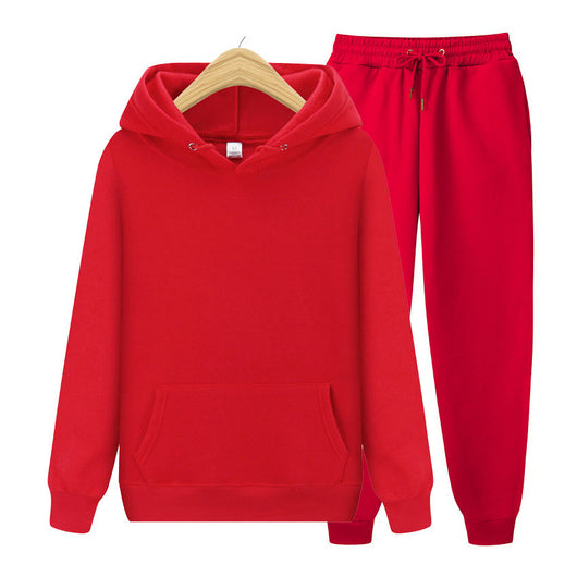 Sudadera con Capucha y Puños Acanalados para Hombre - Conjunto Deportivo de Color Liso - Image 6