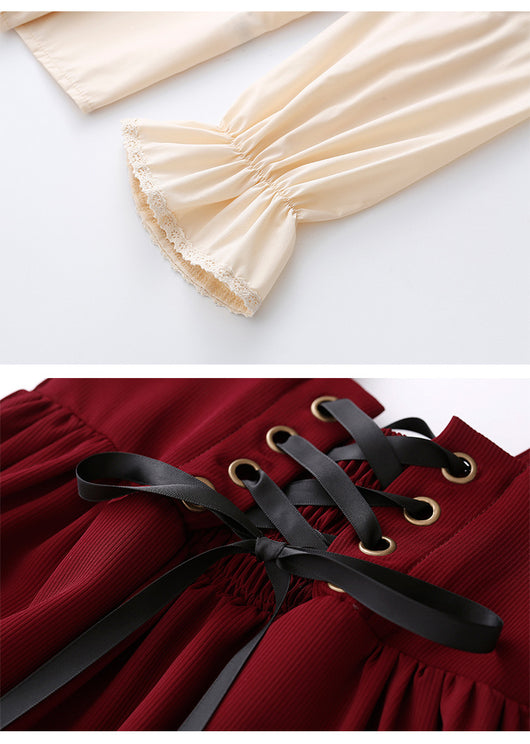 Conjunto de Falda con Tirantes y Blusa para Mujer - Traje de Moda Verano - Image 10