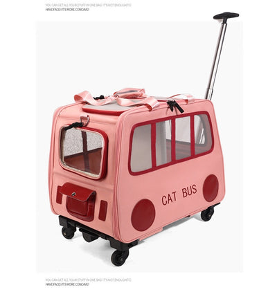 Carrito Transportín para Mascotas Plegable - Capacidad para Dos Gatos - Image 24