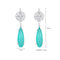 Aretes de Esmeralda Engastada con Brillo Cautivador