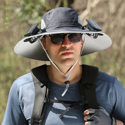 Sombrero Solar con Ventilador USB - Protección y Comodidad para Actividades Outdoor - Image 5