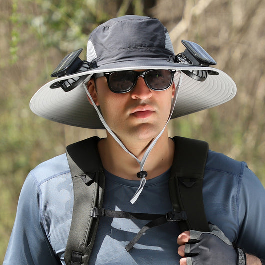 Sombrero Solar con Ventilador USB - Protección y Comodidad para Actividades Outdoor - Image 5