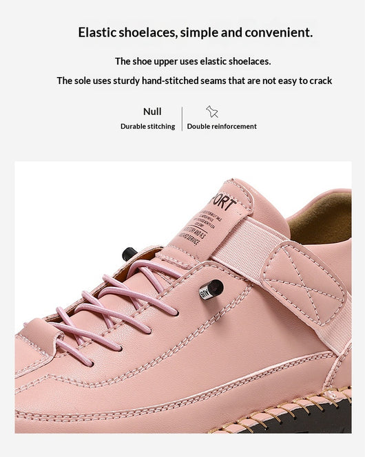 Zapatos Casuales de Otoño-Invierno para Hombre con Suela Plana y Costura a Mano - Image 33