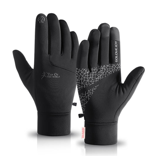 Guantes Deportivos Impermeables con Pantalla Táctil para Ciclismo y Esquí - Image 5