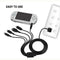 Cable de Carga 5 en 1 para Wii U, 3DS XL, 3DS, NDS Lite y PSP