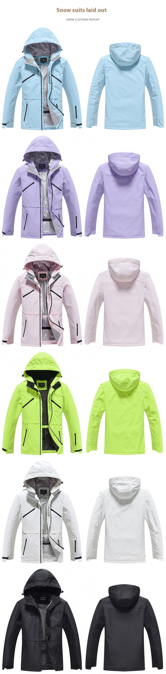 Traje Impermeable Aislante para Otoño e Invierno - Unisex - Image 16