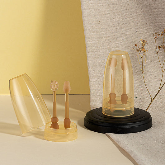 Cepillo de Silicona para Bebé - Limpieza Bucal y Lengua