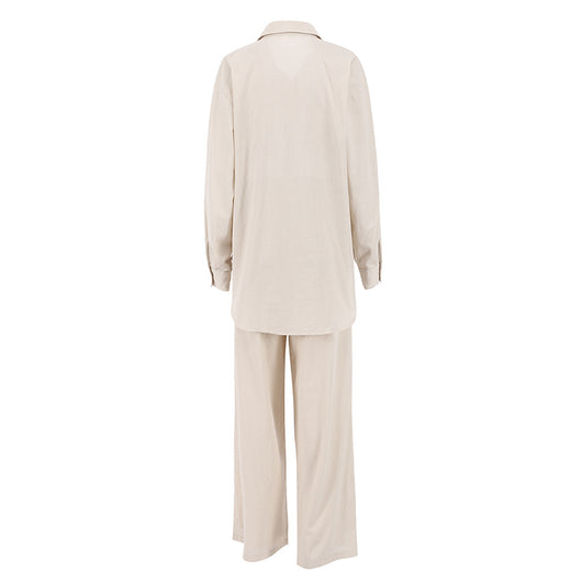Traje Ejecutivo de Algodón: Camisa y Pantalón de Dos Piezas - Image 17