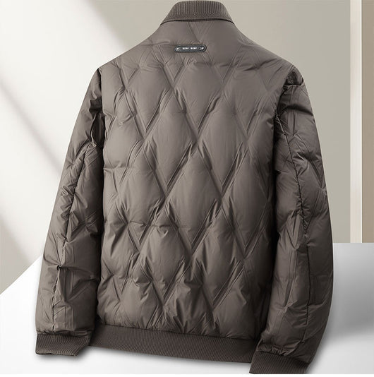Abrigo Plumón Ligero con Cuello de Punto para Hombre - Image 17